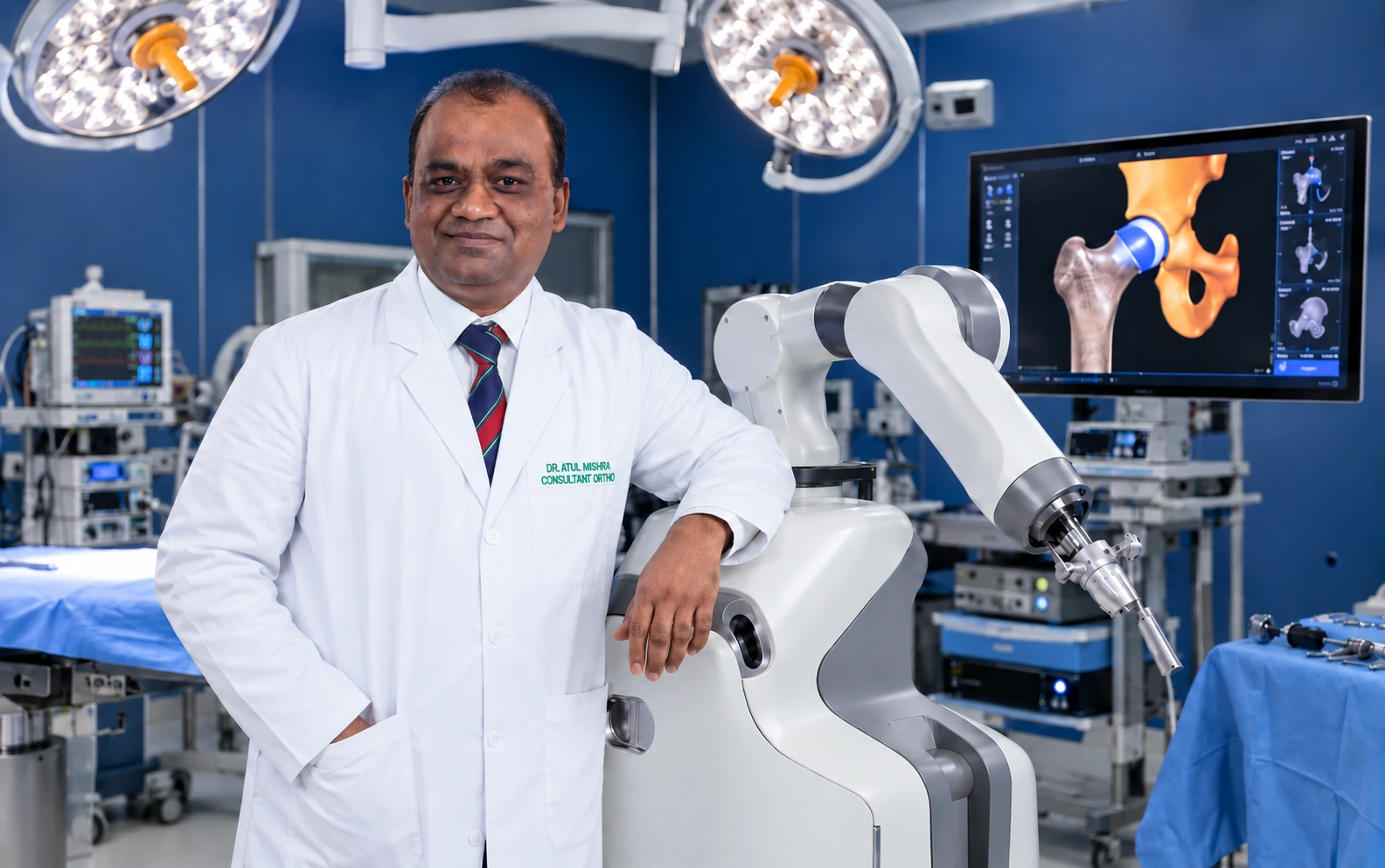 Robotic hip replacement surgeon in Delhi NCR Dr. Atul Mishra